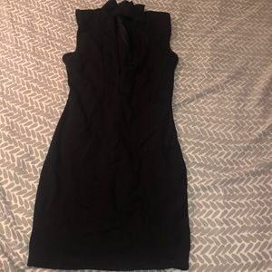 Mini black dress